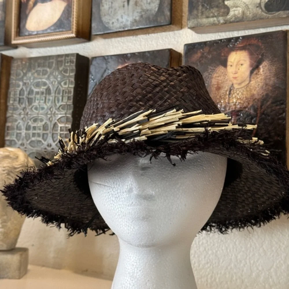 Echo Mangrove Fringe Fedora‎ Hat One Size